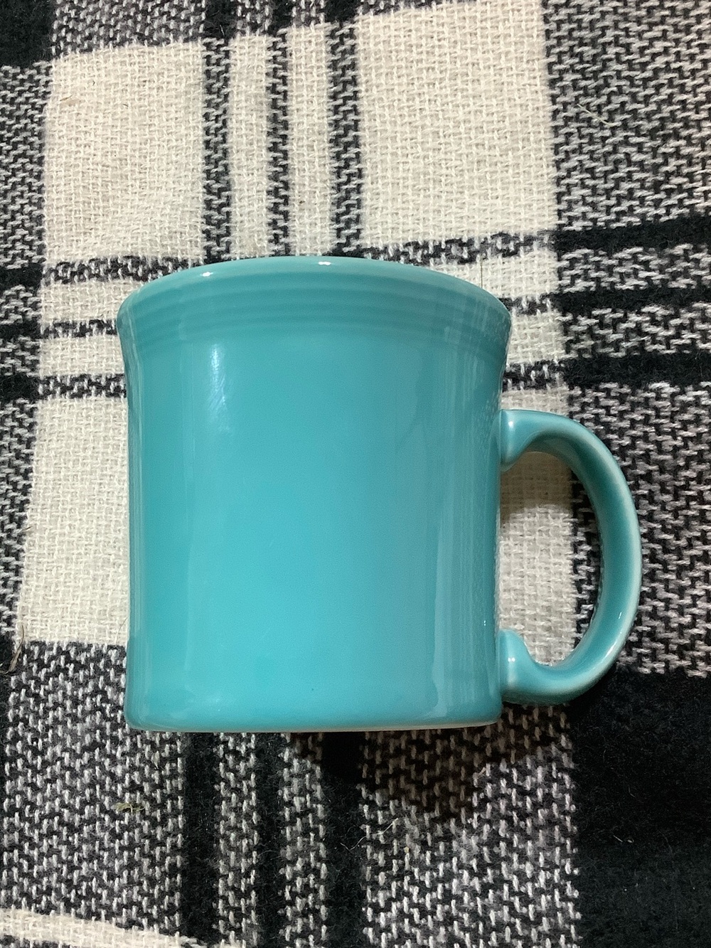 Fiesta Java coffee mug in turquoise blue
